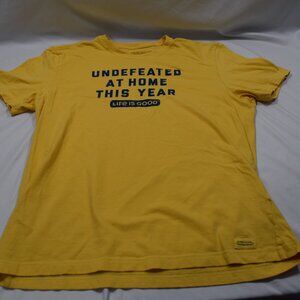 Life is Good Men's Yellow SS Tshirt Size Large #884